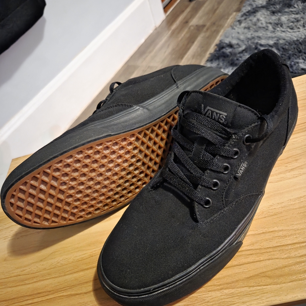 Vans Men's Black Canvas Shoes